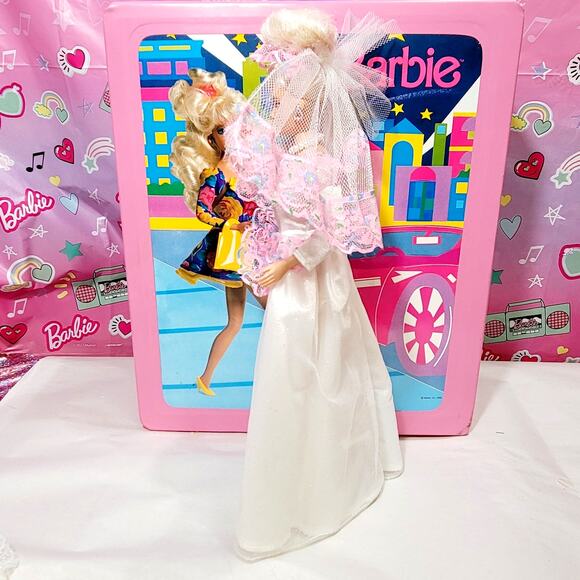 Kid Kore My Wedding Day Kelsey Jodi & Timmy Set Barbie Clone Bride Vintage 1990s - Picture 7 of 10